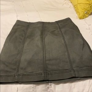 Grey free people skirt